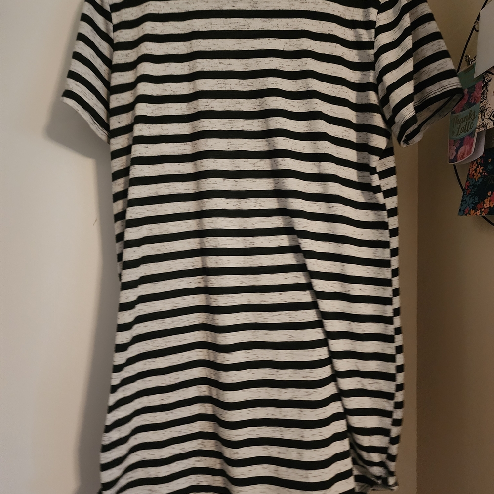 Classic Striped Mini Dress